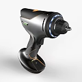 Industrial Equipment Modern Handheld Tool With Black Orange Design Blue Ring Light And Ergonomic Handle