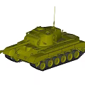The M26 Pershing Tank 3d model