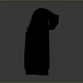 Casual Black Hoodie Featuring Simple Design And Small White Chest Logo