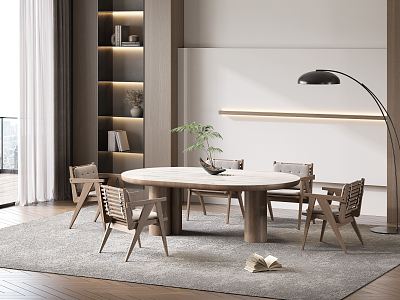 Modern Minotti Restaurant 3d model