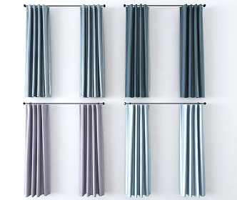 Modern Curtains 3d model