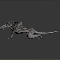 Scary Detailed Fantasy Mythical Monster Creature For Game Movie Character Design