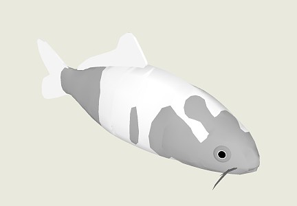 Goldfish Modern Fish 3d model