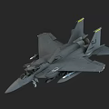 Gray Military Fighter Jet With Tail Number 51 And Mounted Weapons