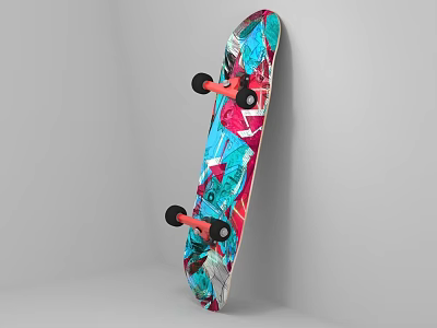 Modern Skateboard 3d model Modern Skateboard 3d model