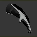 White Glove With Black Tech Attachment And Functional Sensor Design Features