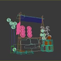 Popular Photo Check in Spot With Smiley Balloons Palm Tree National Challenge Board And Wooden Crates