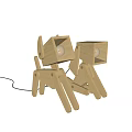 Puppy lamp 3d model