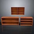 Wooden Bookshelves With Open Design Multiple Sizes For Modern Home Storage Solutions