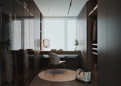 Modern Cloakroom 3d model