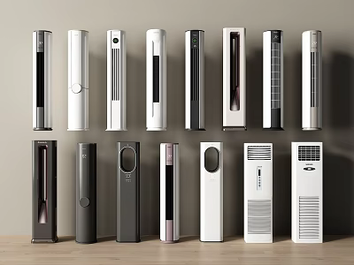 Modern air conditioner vertical air conditioner air conditioner on-hook inverter air conditioner 3d model