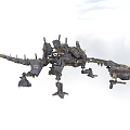 Modern War Weapon Robot Dog 3d model