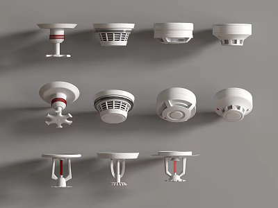Projection Monitoring Devices With Various Designs And Multiple Models For Security Systems 3d model