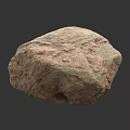 Natural Brown Stone With Rough Surface Texture For Garden Landscaping Decoration