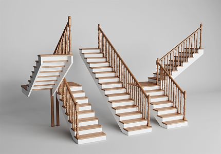 American Stairs 3d model