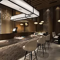 Japanese Style Restaurant Interior With Tatami Seating Wooden Lanterns And Cherry Blossom Decor