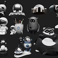 Children Playful Toys Collection With Cute Animal Robot Astronaut And Space Themed Designs