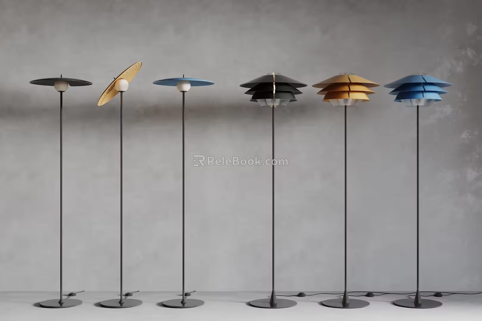 Modern floor lamp 3d model