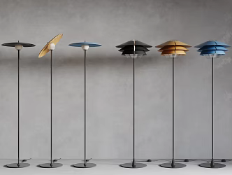 Modern floor lamp 3d model