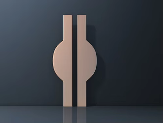 Handle door handle 3d model