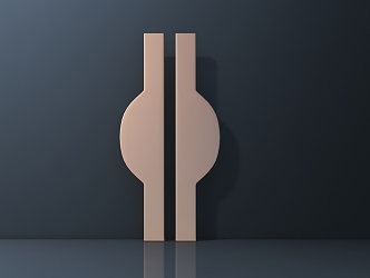 Handle door handle 3d model