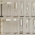 New Chinese floor lamp 3d model