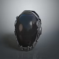 Sci-Fi Helmet Alien Helmet High Tech Helmet Game Helmet 3d model