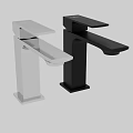 Modern Sleek Design Stainless Steel Faucet With Single Handle For Bathroom