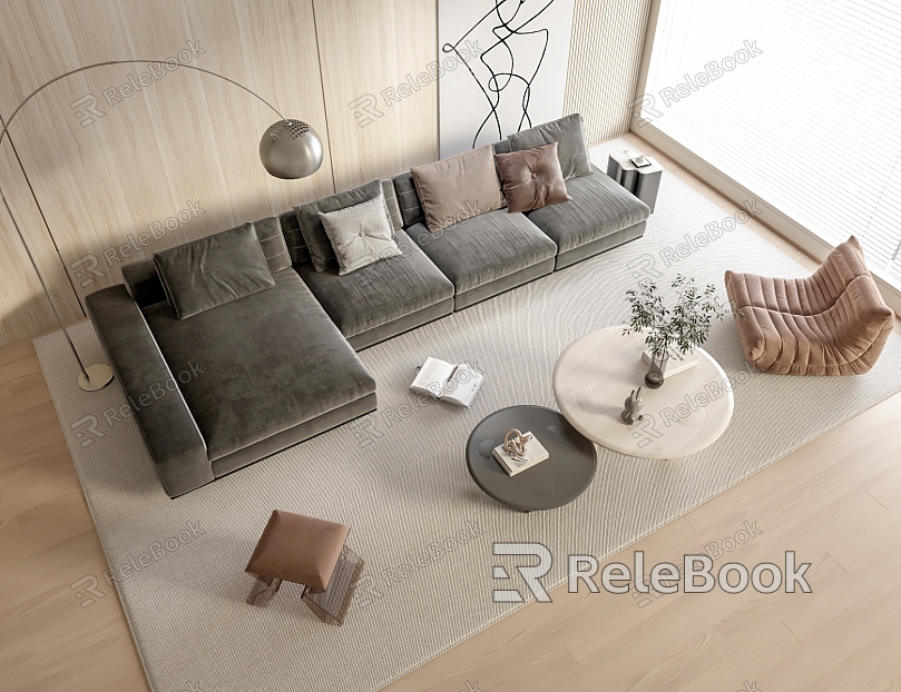 Modern Sofa Coffee Table Combination Sofa Coffee Table model