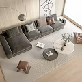 Modern Sofa Coffee Table Combination Sofa Coffee Table 3d model