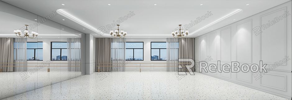 Modern Dance Room Dance Room model