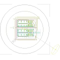 Modern Industrial Factory Building Featuring White Exterior Large Windows and Green Lawn Front