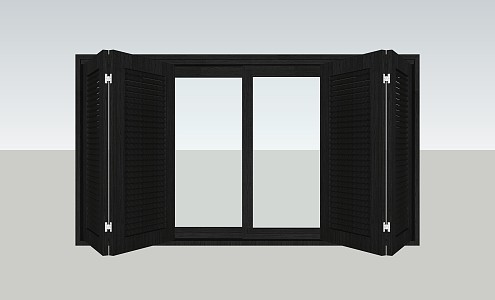 Shutters Aluminum alloy shutters 3d model