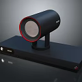 Bosch Video Conference Camera with Red Ring Lens Black Desktop Base and Interface Ports