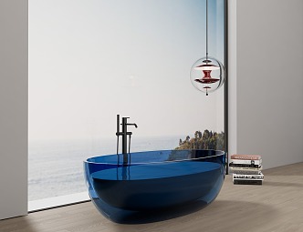 Acrylic Bathtub Modern Bathtub 3d model