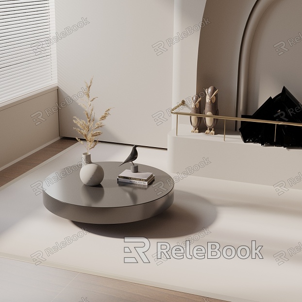 Modern coffee table model