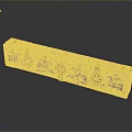 Black And Gold Decorative Box With Intricate Carvings And Golden Clasps