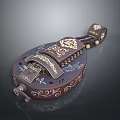 Accordion Playing Rocking String Accordion Living Articles Living Articles 3d model
