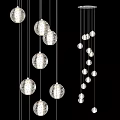 Modern Spherical Pendant Lights With Metal Hollow Design For Interior Lighting Decor