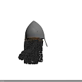 Medieval Style Leather Chainmail Clothing With Silver Metal And Brown Straps Details