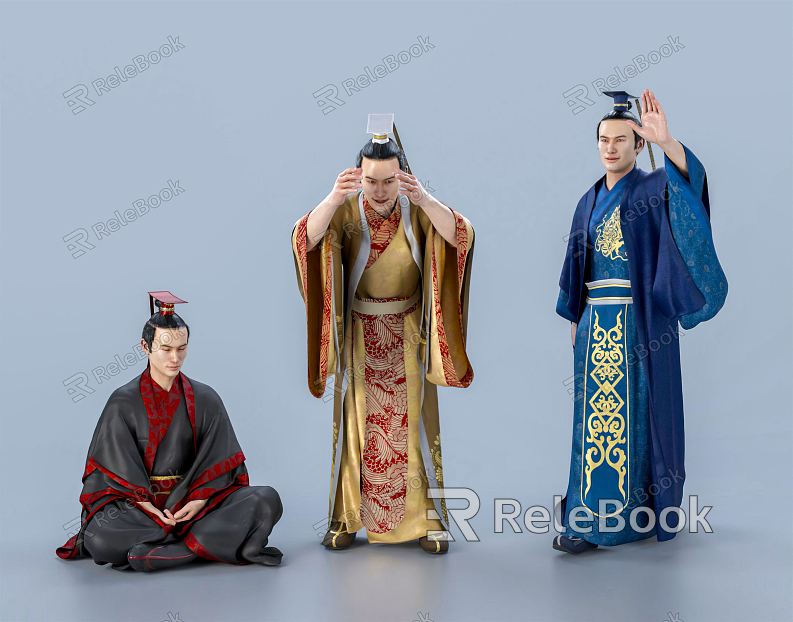 Chinese Man Hanfu Emperor Ancient Chinese Ancient Chinese Ancient Chinese Oriental Han Dynasty Tang Dynasty Tang Dynasty Tang Suit model