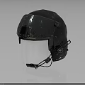 Chrome Reflective Safety Helmet With Full Face Shield And Adjustable Straps For Industrial Use