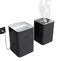Modern Black Humidifiers With Steam And Sleek Design For Home Use