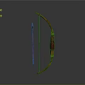 Crossbow Mechanical Crossbow Shift Bow and Arrow Shoot Far Equipment Weapons High-tech Crossbow 3d model