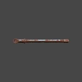 Rusty Metal Weapon Club Like Design With Textured Surface And Antique Appearance