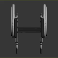 Modern Medical Wheelchair With Metal Frame Large Wheels And Ergonomic Design