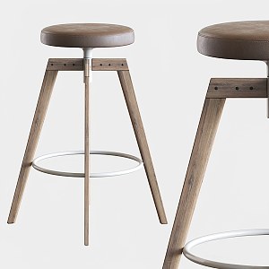 Modern Bar Stool Bar Chair Stool 3d model