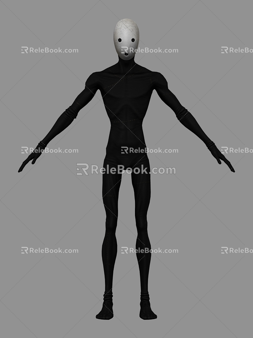 Mask Monster Monster Mask Animation Movie Tragic Figure Monster 3d model