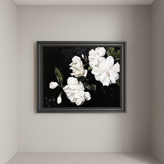 abstract decorative painting 3d model