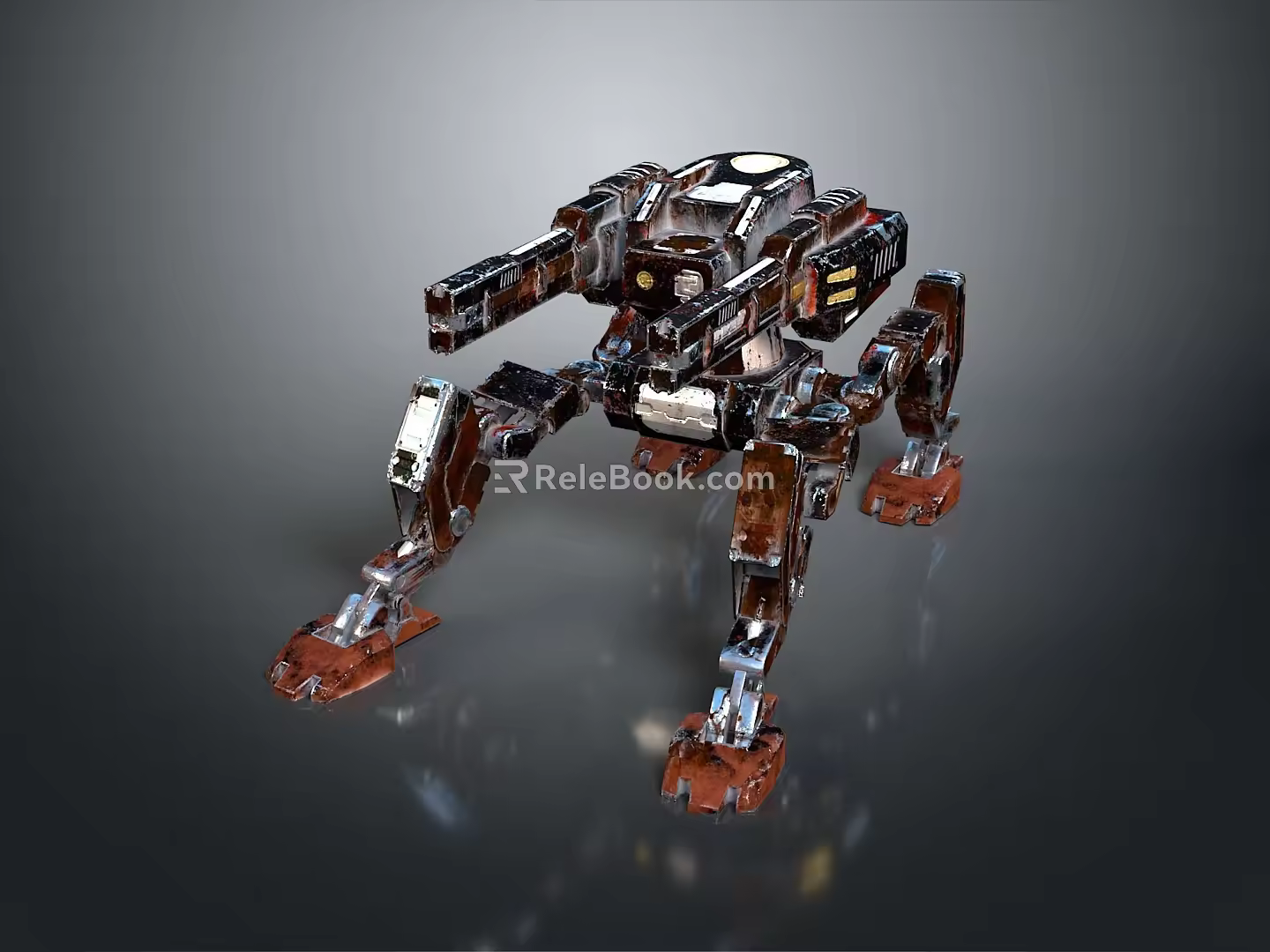 Mech Warrior Mech Soldier Machine Battlearm Mechanical Battlearm Machine Fighter Robot 3d model